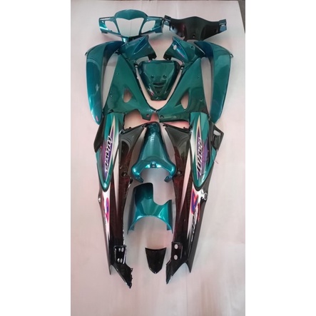 เฟรม125 ชุดสี125 ชุดสีเวฟ125s เเฟริ่งเวฟ125s เฟลมเวฟ125s 125s 125r เฟรมwave ชุดสีwave สีเขียวท้ายดำ