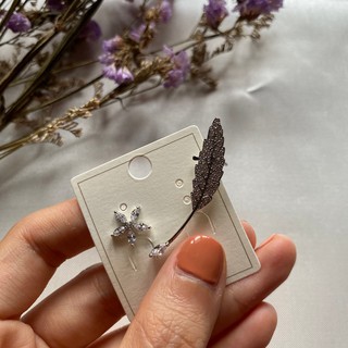 AW-0015/0016 Earcuff Flower and Leaf ใบไม้และดอกไม้