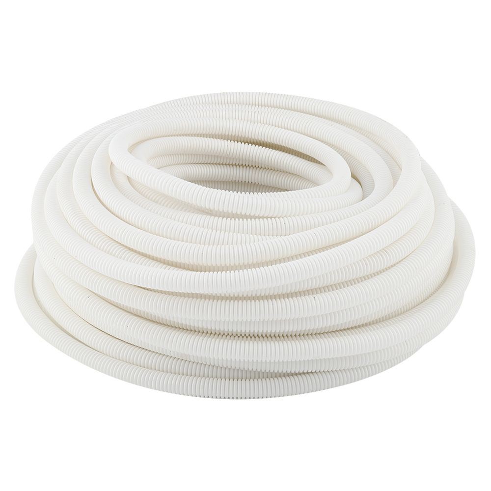 FLEXIBLE CONDUIT ELEKTRA 20MM 50M WHITE ท่ออ่อนลายลูกฟูก  20 มม. 50 ม. สีขาว ท่ออ่อน ท่อร้อยสายไฟและ