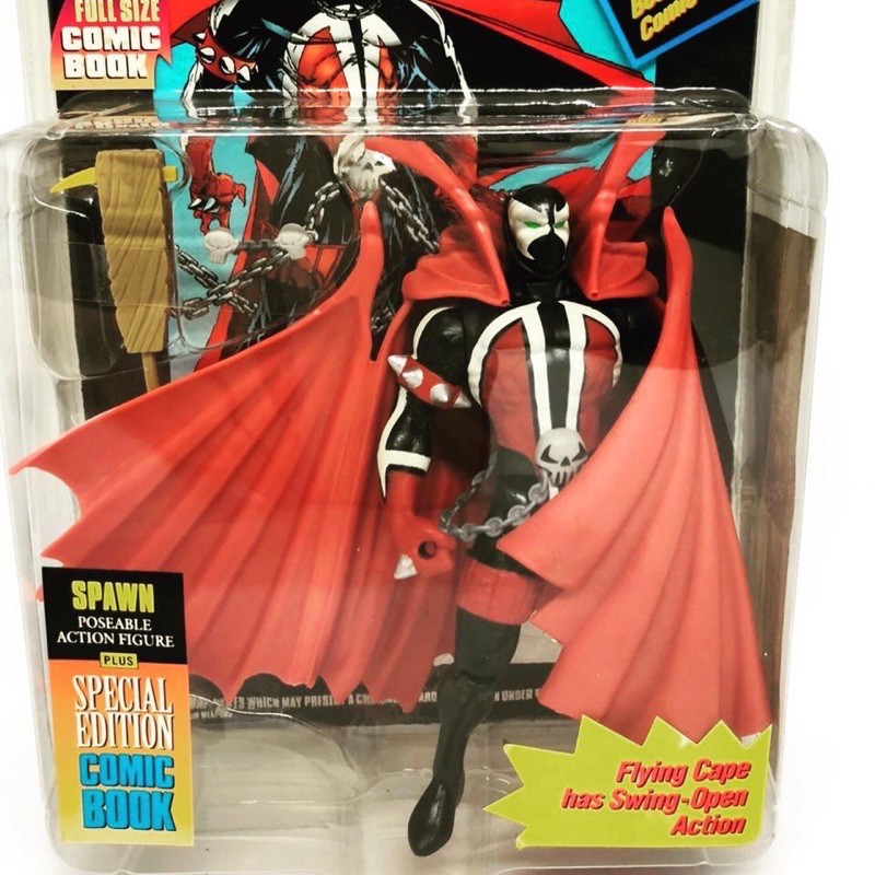 🔥Todd McFarlane's Spawn Series 6 Red Flying Cape Action Figure Comic Book 6" Fig