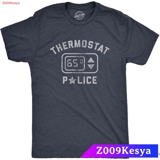 Z009Kesya เสื้อยืดสีพื้น Crazy Dog T-Shirts Mens Thermostat Police Tshirt Funny HVAC Heating And Air Conditioning Climat