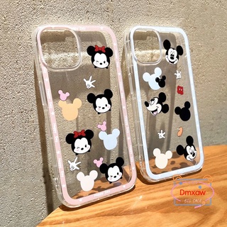 เคสโทรศัพท์มือถือแบบนิ่ม ใส ลายการ์ตูนมิกกี้ มินนี่เมาส์ สําหรับ Vivo V23E V23 V21E V21 V20 SE Y19 Y20 Y20i Y20S Y12S Y11S Y11 Y12 Y13 Y15 Y17 Y93 Y91C Y91 Y95 Y85 V9 Y81 Y83 Y71