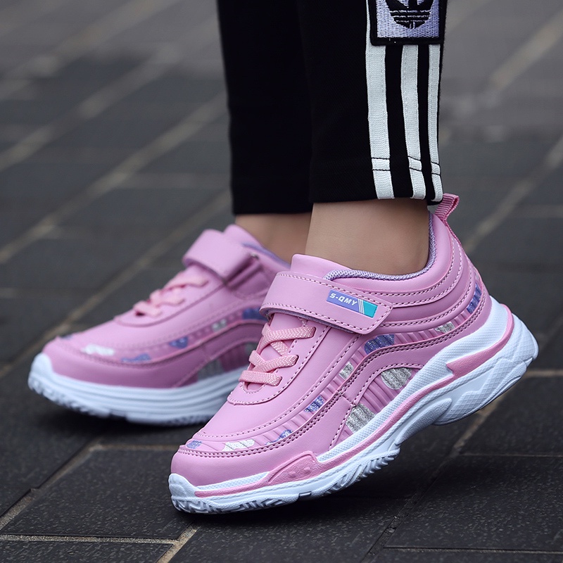 HIITAVE Girls Shoes Kids Slip On Tennis Sneakers Walking Running Athletic Gym Shoes