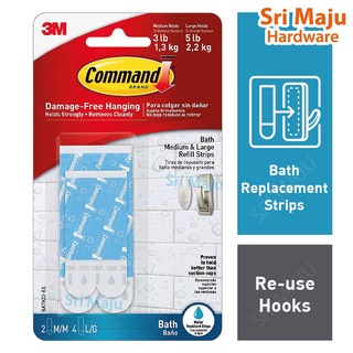 Maju 3M Command BATH 22 แถบกันน้ํา แบบเปลี่ยน 6s WET 22 BATH22