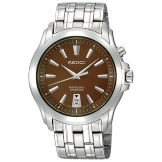 Seiko นาฬิกาข้อมือผู้ชาย SNQ119 Perpetual Calendar Watch