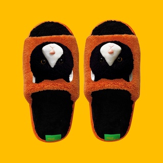 Washable Home Slippers -  Black Cat รองเท้าใส่ในบ้าน ของแท้ 100%
