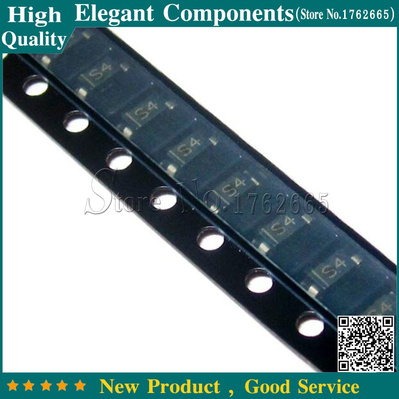 200PCS 1N5819W S4 1N5819 SOD123 SMD Schottky ไดโอดใหม่