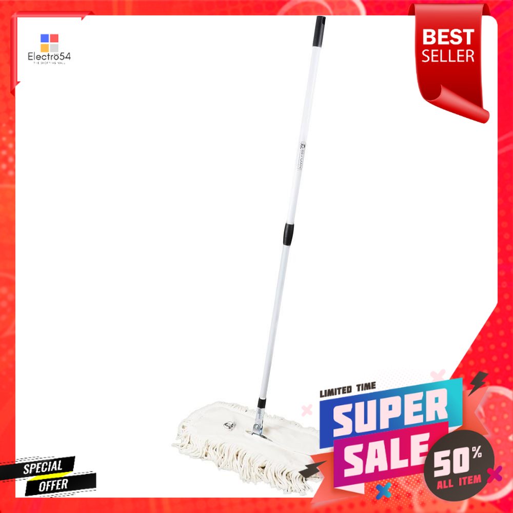 ไม้ม็อบไมโครไฟเบอร์ดันฝุ่น BE WISH 18 นิ้ว สีขาวMICROFIBER DUST MOP BE WISH 18" WHITE
