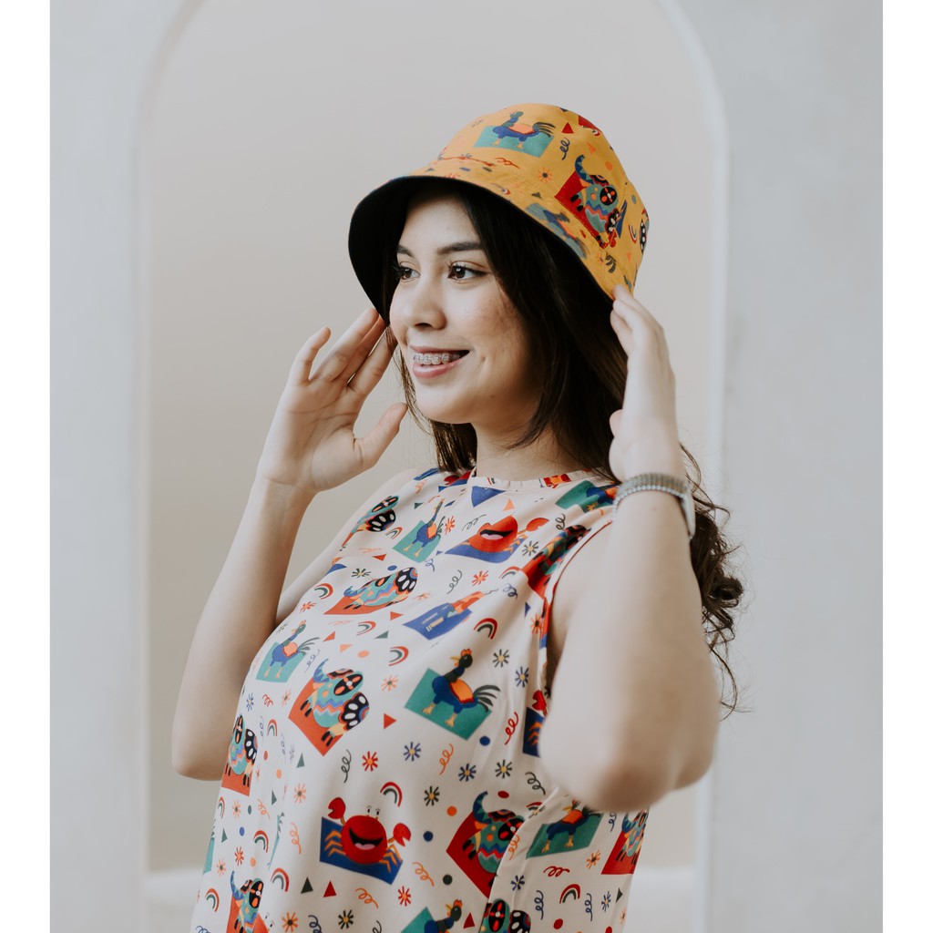 หมวกบักเก็ต Dama Kara Asha Mustard