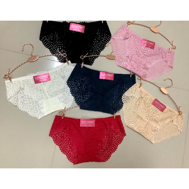 {พร้อมส่ง!!} กางเกงในบีกีนี่ผ้าลูกไม้ คุณภาพอย่างดี รับรองว่าใส่แล้วติดใจ!!!#172