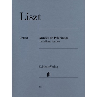 LISZT Années de pèlerinage, Troisième Année (HN175)