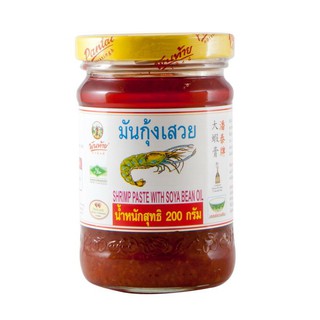 Pantian Shrimp Paste With Bean Oil 200g แพนเทียนกะปิน้ำมันถั่ว 200 กรัม