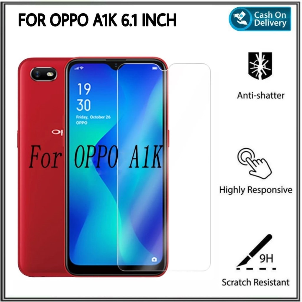 Mondi Store กระจกนิรภัย Oppo A1K กระจกกันรอย