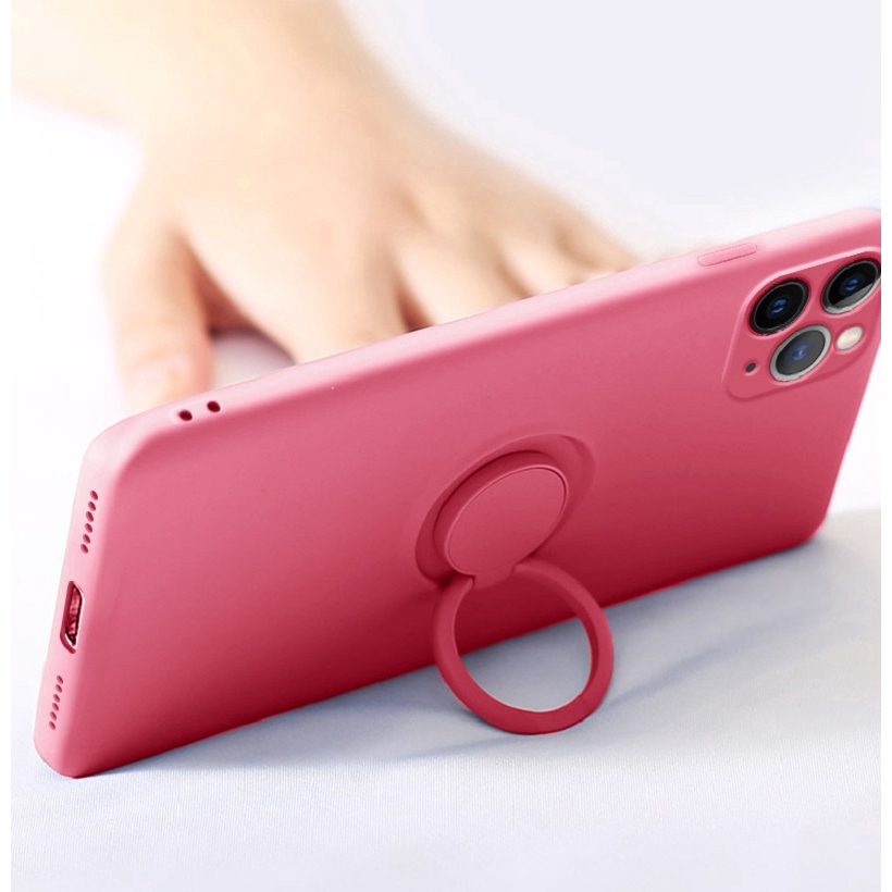 เคท ไอโฟน เคสซิลิโคน iPhone XS XR i6 i7 i8 Plus เคท With Ring Holder iPhone SE Soft Case เคสแข็ง iPhone TPU Case #8