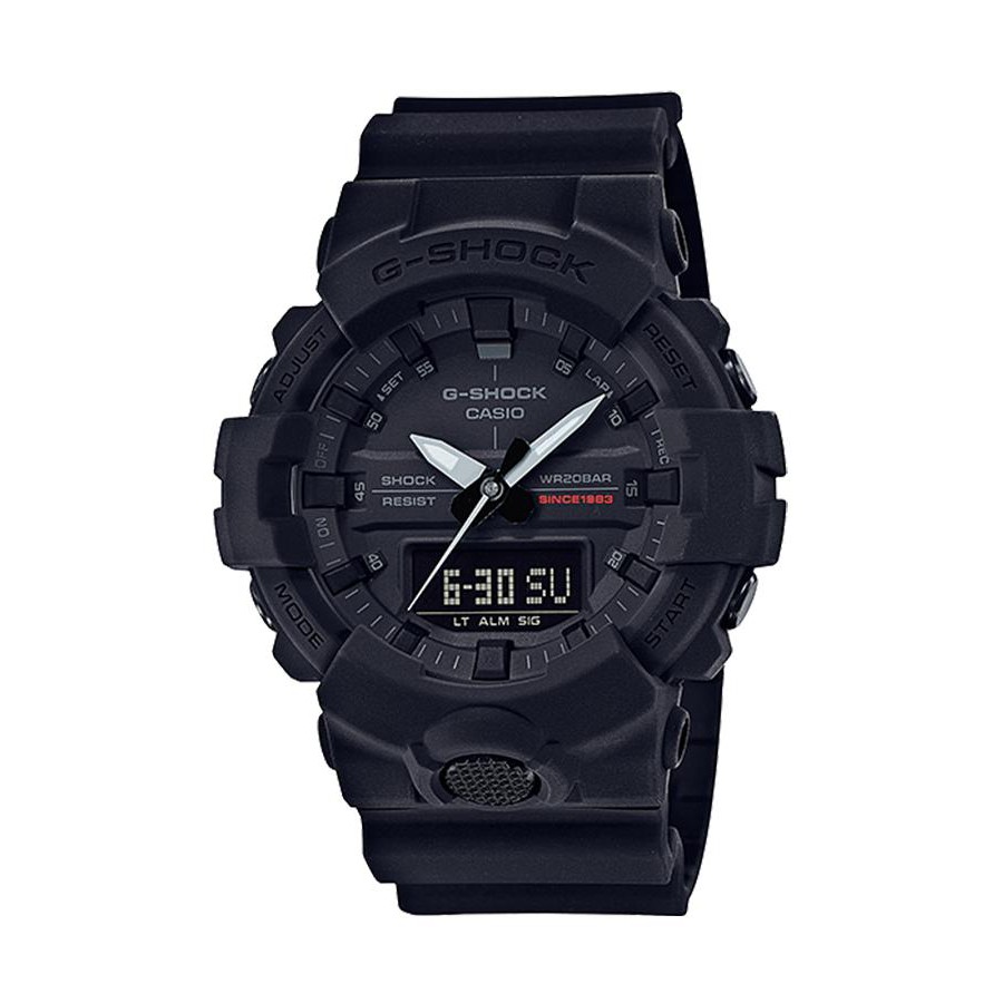 Casio G-Shock นาฬิกาข้อมือผู้ชาย สายเรซิ่น รุ่น GA-835A-1A BIG BANG BLACK LIMITED EDITION - สีดำ