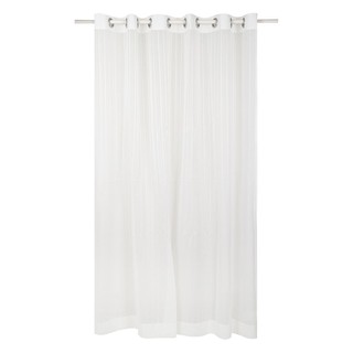 Door curtain CURTAIN EYELET 150X220 WHITE HLS Curtains, blinds Home &amp; Furniture ผ้าม่านประตู ผ้าม่านโปร่ง EYELET HOME LI