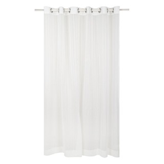 Door curtain CURTAIN EYELET 150X220 WHITE HLS Curtains, blinds Home &amp; Furniture ผ้าม่านประตู ผ้าม่านโปร่ง EYELET HOME LI