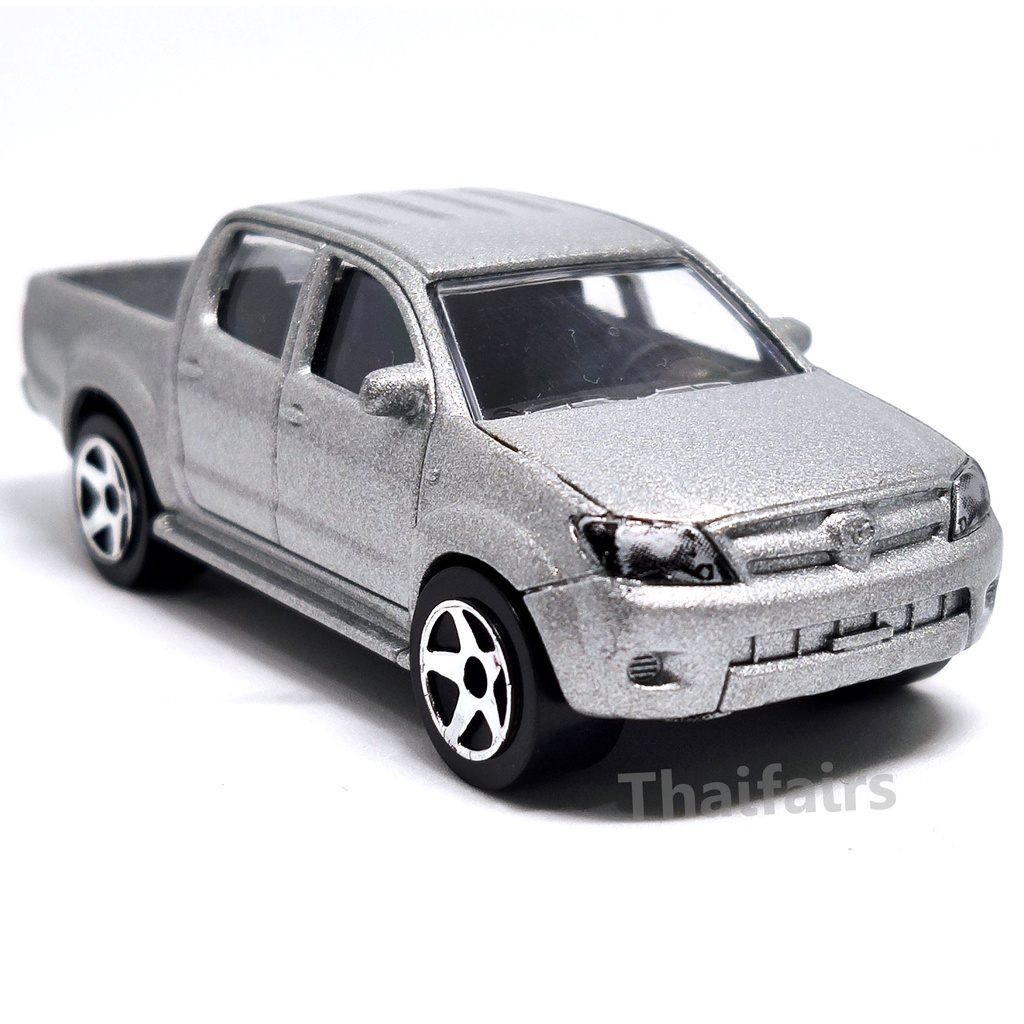 รถเหล็ก Majorette Toyota Hilux Vigo Silver Grey โตโยต้า วีโก้ สีเงินเทา (หายาก)