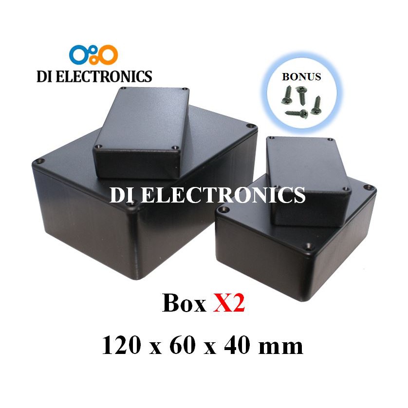 PROJECT BOX X2 ENSURE CASE กล่องซิลิโคนสีดํา + BOLT