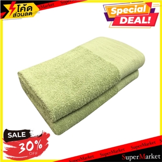 ผ้าขนหนู H&amp;L STYLE ELFIN 16X32 นิ้ว สีเขียว ผ้าเช็ดผม TOWEL H&amp;L STYLE ELFIN 16X32" GREEN