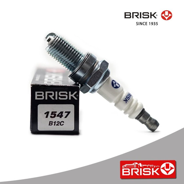หัวเทียน Brisk B12c aprilia bmw honda ktm gp125.ktn200.gp250.yamaha suzuki รุ่น duke Cb100 Gl100