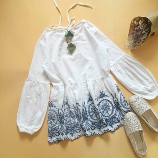 มาเพิ่มMinidress ปักลาย
