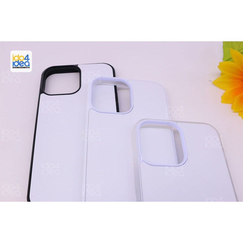 [ IDO4IDEA ] เคสแปะหลัง เปล่าสำหรับพิมพ์ภาพ รุ่น iPhone 13 Pro Max ซิลิโคน (พร้อมแผ่นพิมพ์ภาพ)