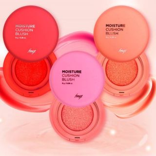 ปัดแก้มสูตรน้ำ Cushion blush the faceshop