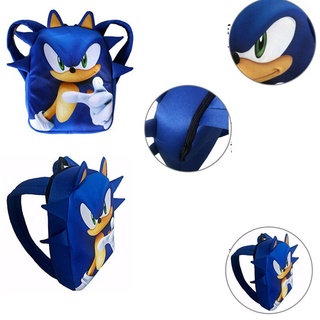 ใหม่ ฟิกเกอร์ Sonic the Hedgehog กระเป๋านักเรียน ลําลอง พิมพ์ลาย สําหรับเด็กผู้ชาย และเด็กผู้หญิง 2022