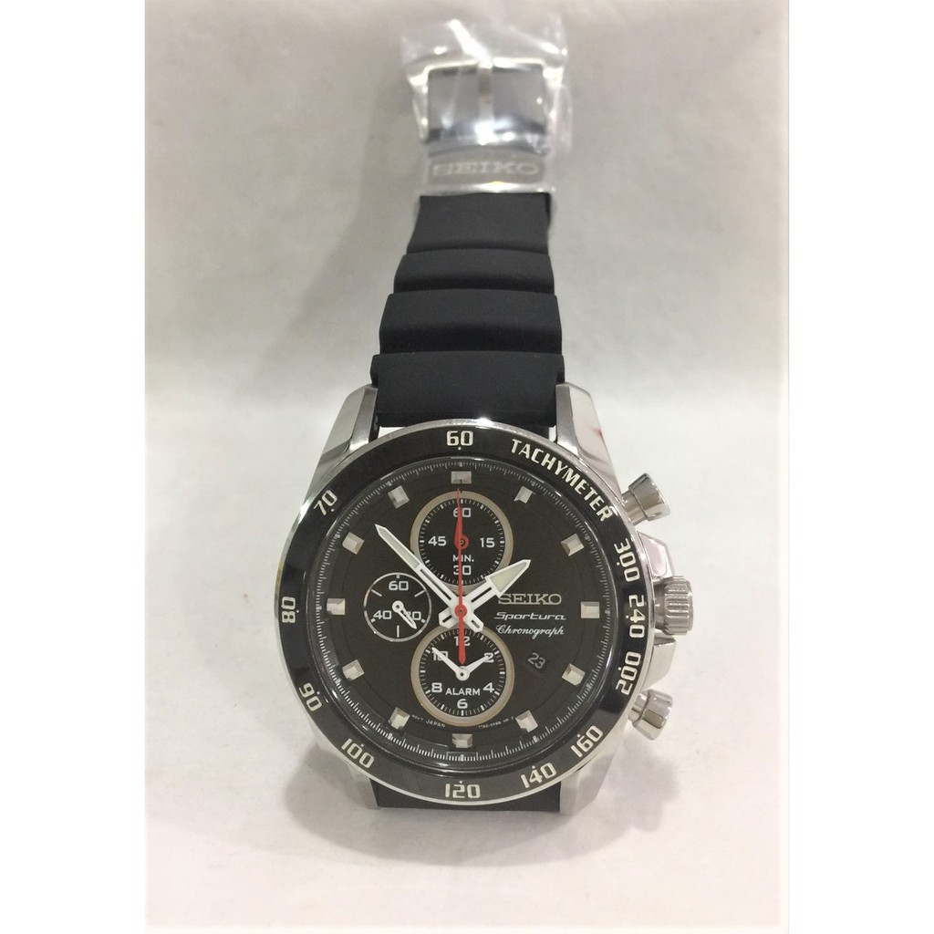 Seiko Sportura Alarm Chronograph Sapphire รุ่นSNAE69P2 | Shopee Thailand