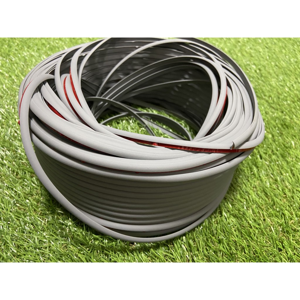 ยางตัวTขนาดความกว้าง6มิลลิเมตร,แบนเทา,มีกาว3Mพร้อมสำหรับใส่ขอบสเกิร์ต,คิ้วโป่งล้อรถยนต์(ขายเมตรละ65บาท,กดสั่ง1ต่อ1เมตร)