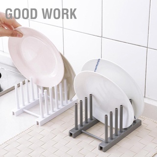 [ลดล้างสต๊อก]Good Work 熊 1Pc Removable Dish Plate Drying Rack Draining Board Stand Holder for Kitchen Supplies