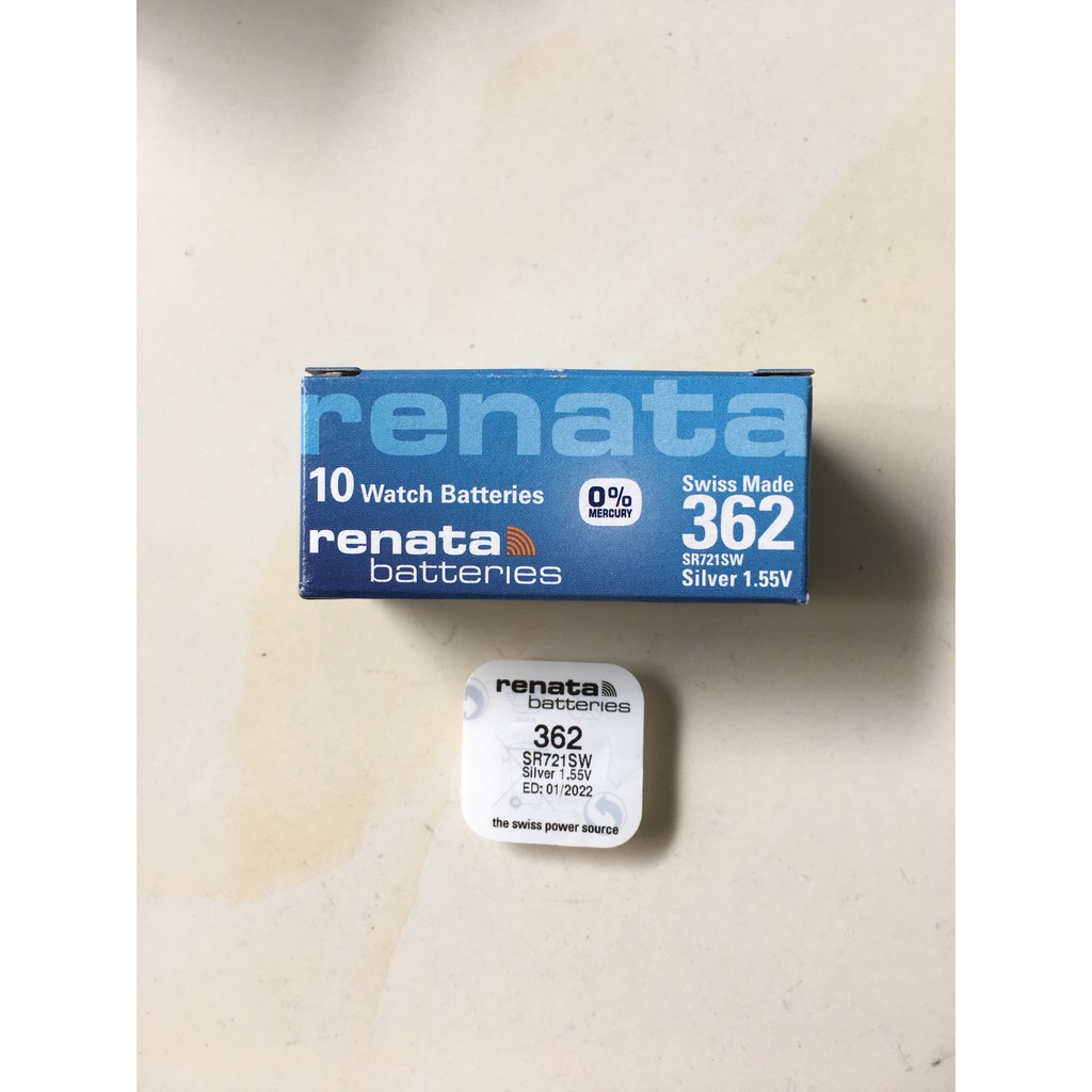 Renata SR721SW AG11 G11 LR721 362 SR721 162 แบตเตอรี่สวิส