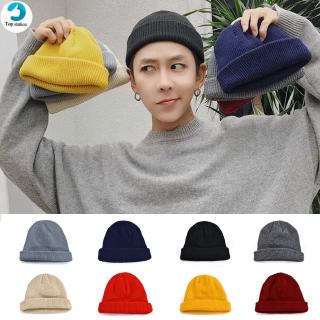 Keep Warm Beanie Hat Warm Ribbed Winter Turn Ski Fisherman Docker Hat Men Women