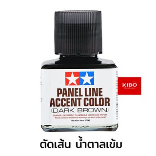 น้ำยาตัดเส้นน้ำตาลดำ TA87140 Panel Line Accent Dark Brown