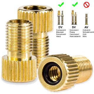 ♔P&amp;M♚฿9 Valve Adapter Pump Convert Presta To Schrader Copper Valve Adapter Wheels Gas Nozzle Tube Tool Bike Bicycle Accessories 1Piece