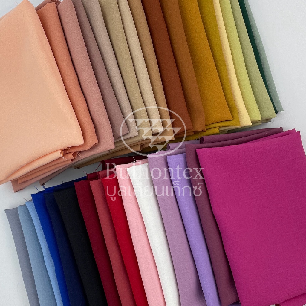 ผ้าเคียนี่ Kiani ผ้าที่มีลายในตัว เนื้อปานกลางไม่หนามาก พลิ้วไหว เบาสบาย ขนาด 1 หลา พร้อมส่ง