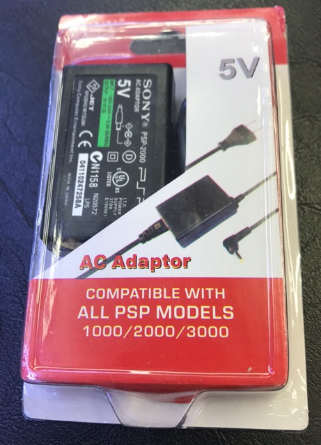 สายชาร์จ PSP สามารถใช้ได้ทุกรุ่น (สายชาร์จแบต PSP)(หม้อ PSP)(AC PSP)(Adapter PSP)(PSP Charger)