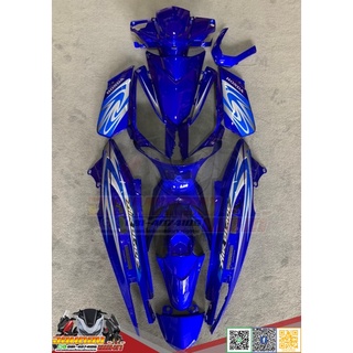 ชุดสี Honda Airblade ตัวเก่า/คาบู ชุดสีแอร์เบลด สีแต่ง สีน้ำเงินแก้ว งานเทียม ทำสีระบบ2K