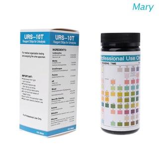 Mary 10 พารามิเตอร์ แถบทดสอบปัสสาวะ Leukocytes Nitrite Urobilinogen โปรตีน pH ทดสอบ