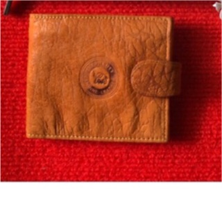 Elephant leather wallet Bi -fold flip  men’s wallet