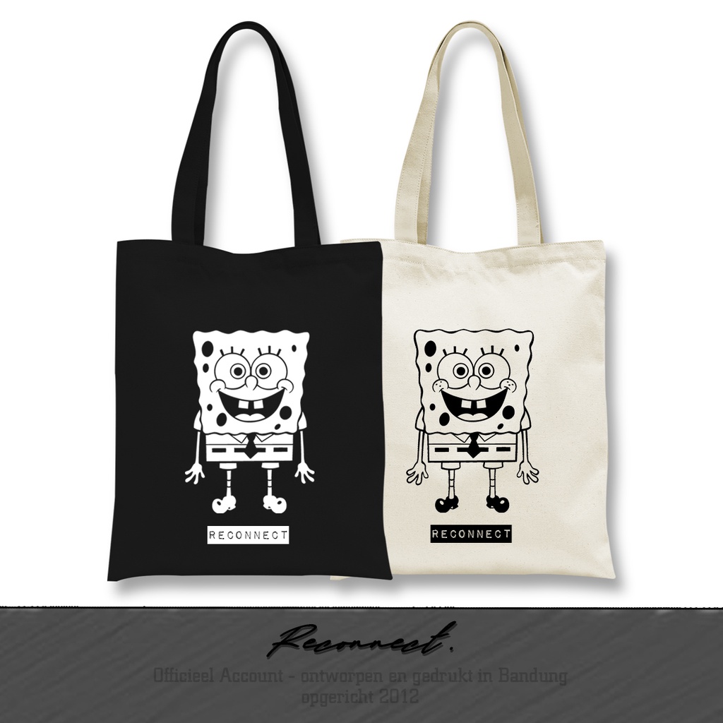 Reconting Spongebob Tote Bag - FREE ADD NAME