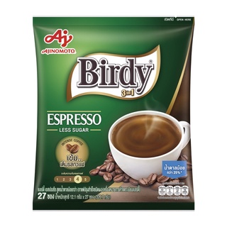 BIRDY เบอร์ดี้ กาแฟ 3อิน1 เอสเปรสโซ 12.1 กรัม (แพ็ค 27 ซอง)