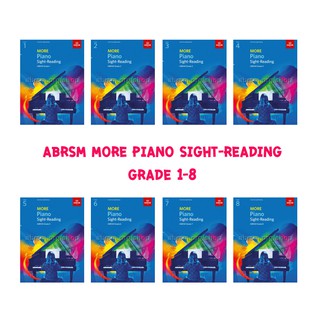 ABRSM MORE Piano Sight-Reading เกรด 1-8 หนังสือแนวข้อสอบแบบฝึกหัดข้อสอบอ่านโน้ตเปียโนเพิ่มเติม