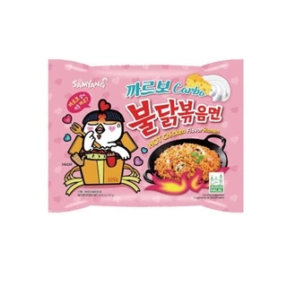 มาม่าไก่พ่นไฟ มาม่าเกาหลี ซัมยัง Samyang เผ็ด เผ็ดมาก เผ็ดน้อย ชีส คาโบนาร่า ห่อใหญ่ อิ่ม