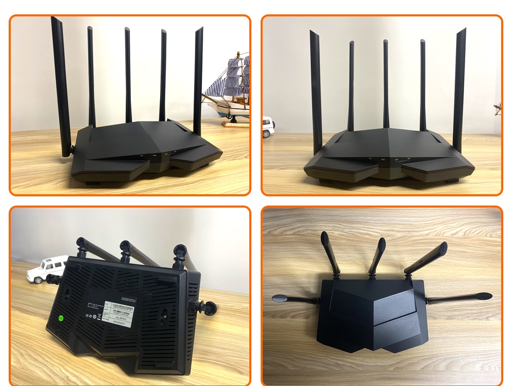 GLC11 Gigabit AC1200 Wireless Router Dual-Band Wifi Repeate with 5*6dBi ...