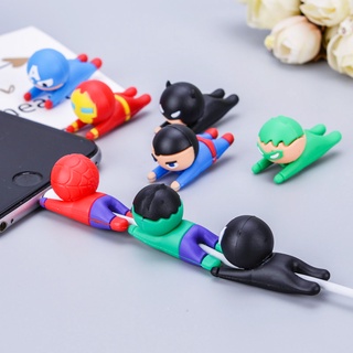 【ส่งจากไทย】Cable Bite ที่กันสายหัก ลายการ์ตูน cable protector สำหรับ สายชาร์จ สำหรับiPhone/Android/Type-C