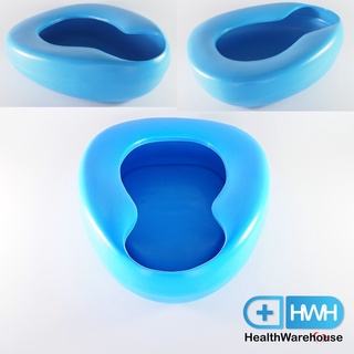 หม้อนอนพลาสติก แบบหนา Plastic Bedpan Adult Bedpan