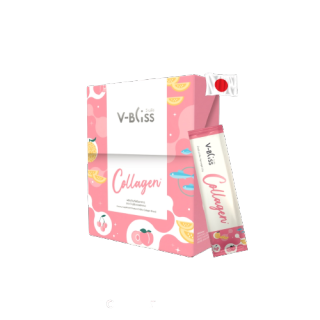 [10ซองสุดคุ้ม!!] V-Bliss Collagen 10,000mg ส่งฟรี (1 กล่อง กล่องละ 10 ซอง)