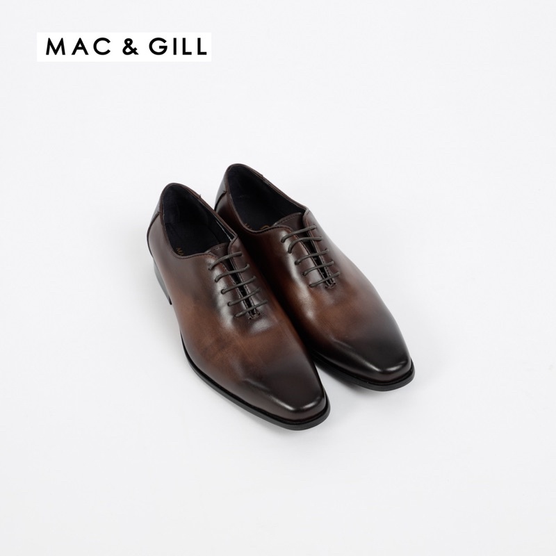 Mac&Gill รองเท้าผู้ชายหนังแท้แบบผูกเชือก ทางการและออกงาน Washington Grand Wholecut Oxford Leather sh